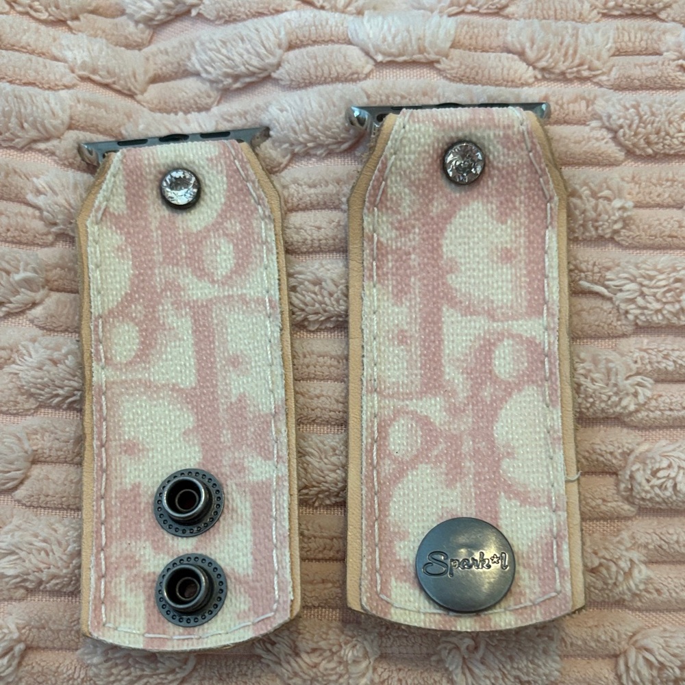 Dior Pink Upcycled Spark*l Band size Small